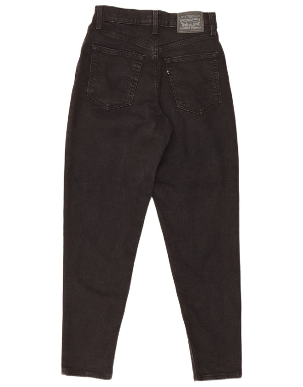Jeans Levi's da donna a vita alta Mom W25 L27 cotone nero