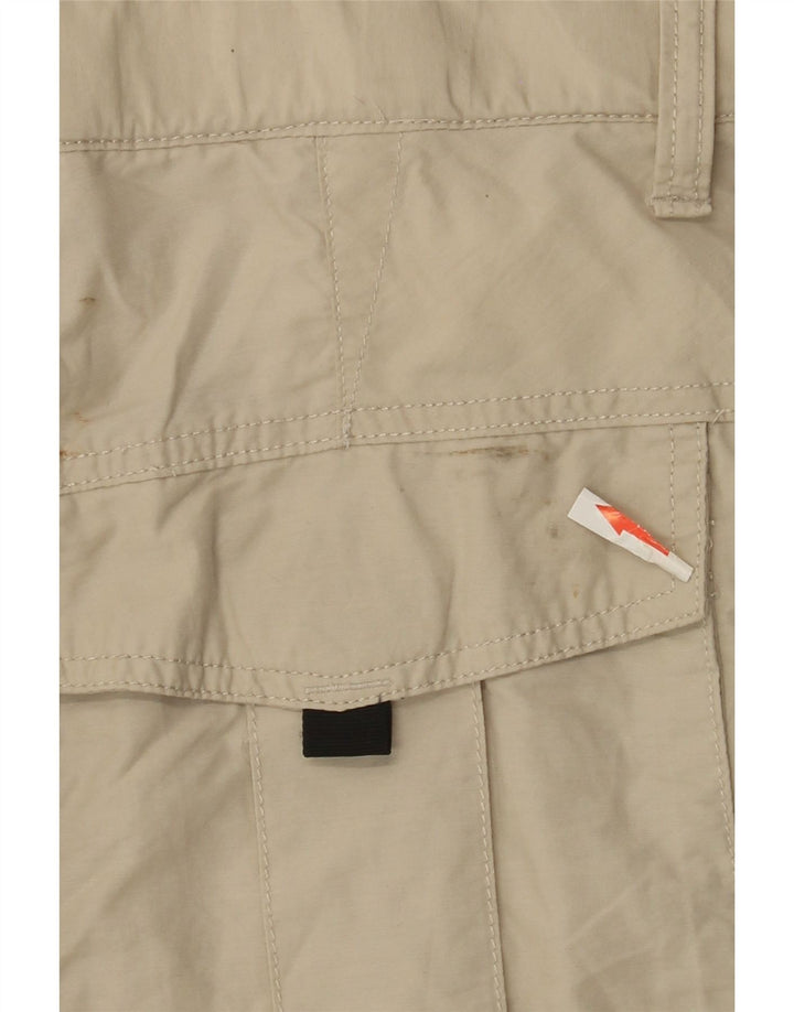 Pantaloni cargo regolari da uomo Marks & Spencer W38 L33 in cotone beige