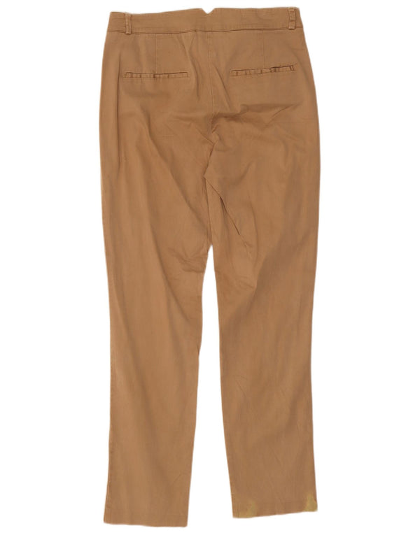 Pantaloni chino slim da donna Massimo Dutti EU 38 Small W28 L27 Beige