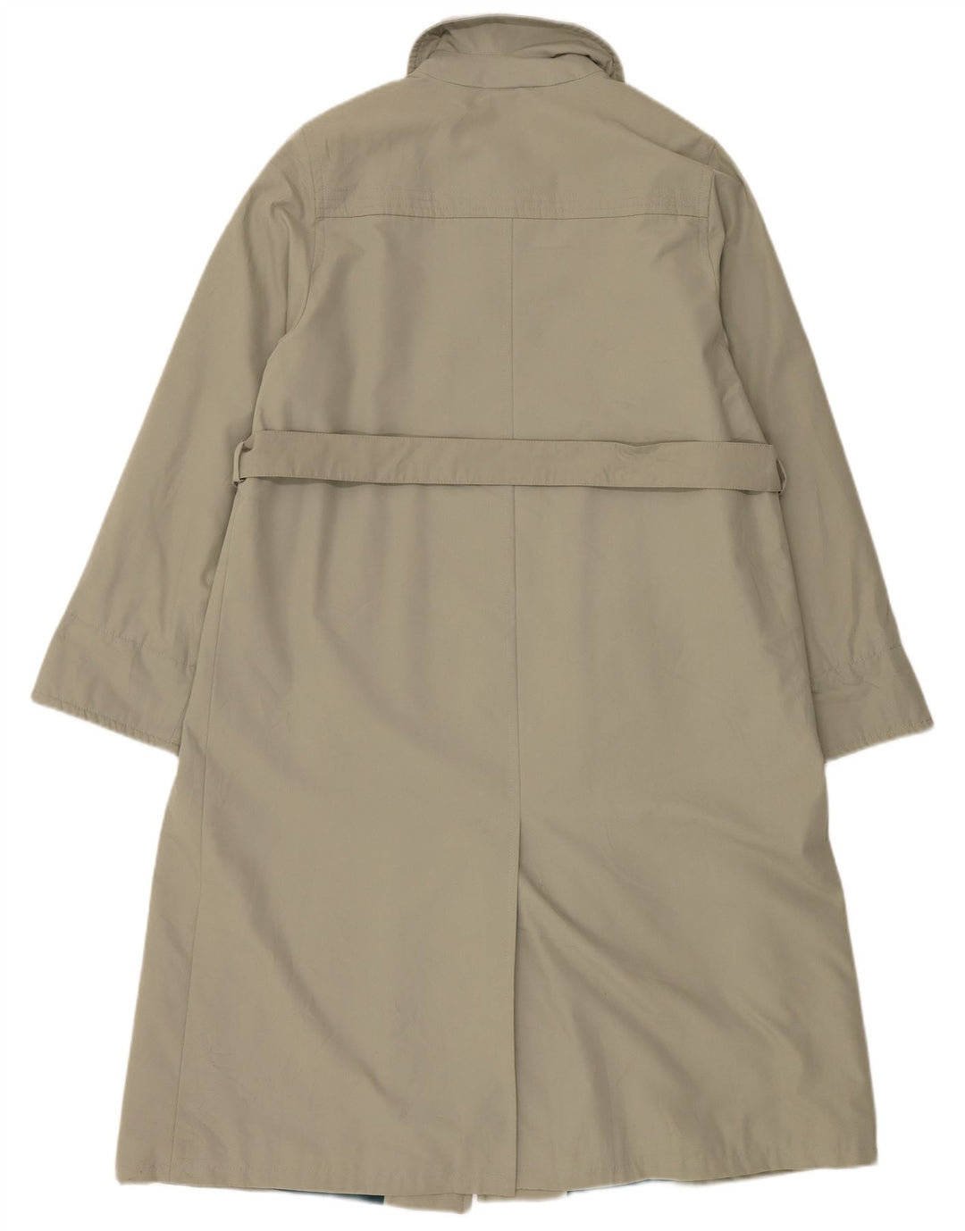 Trench vintage da donna UK 16 grande color kaki