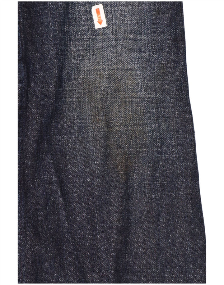 LEE Womens Denver Bootcut Jeans W28 L30 Navy Blue Cotton