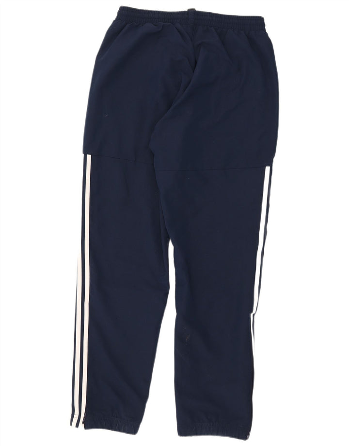 Pantaloni da tuta da uomo Adidas Joggers medi in poliestere blu navy