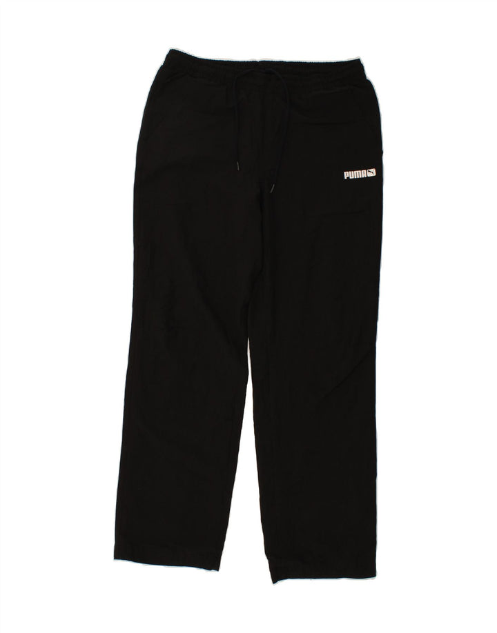 PUMA Mens Tracksuit Trousers Medium Black Polyester Vintage Puma and Second-Hand Puma from Messina Hembry 