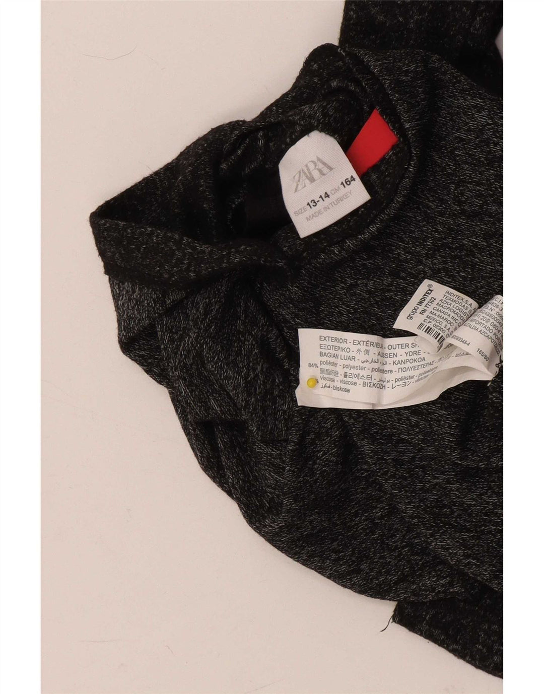 Tuta a maniche lunghe per ragazze Zara 13-14 anni Poliestere mélange grigio