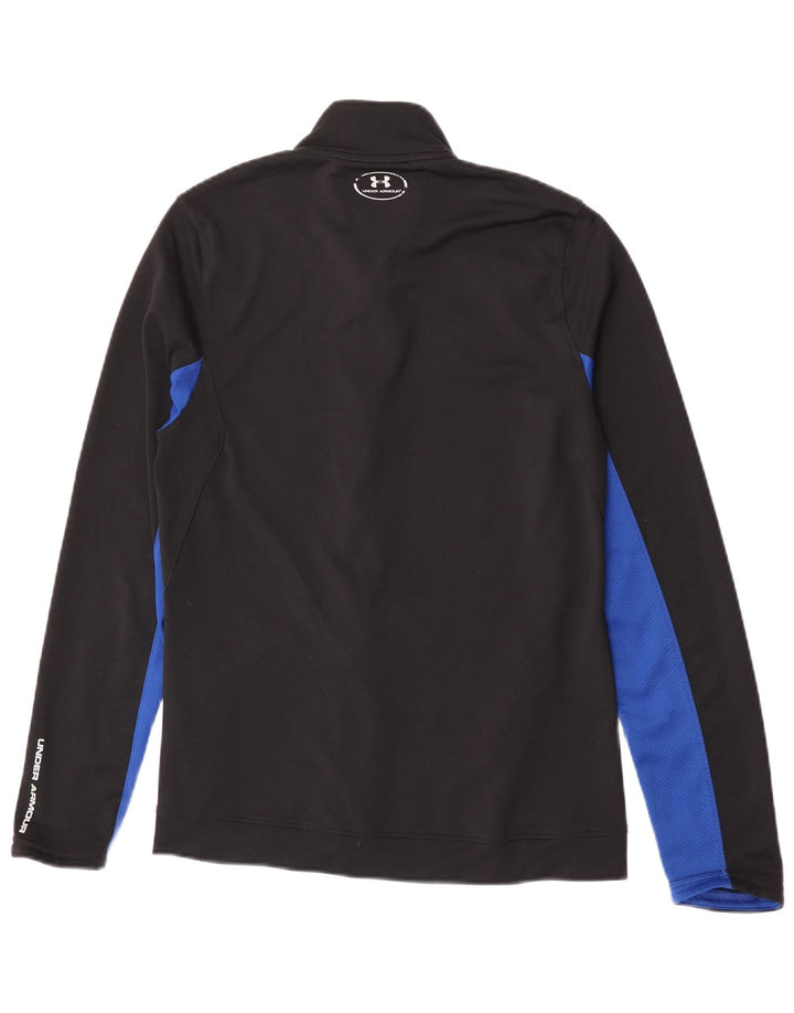 Giacca da tuta da uomo Under Armour, poliestere color block medio nero