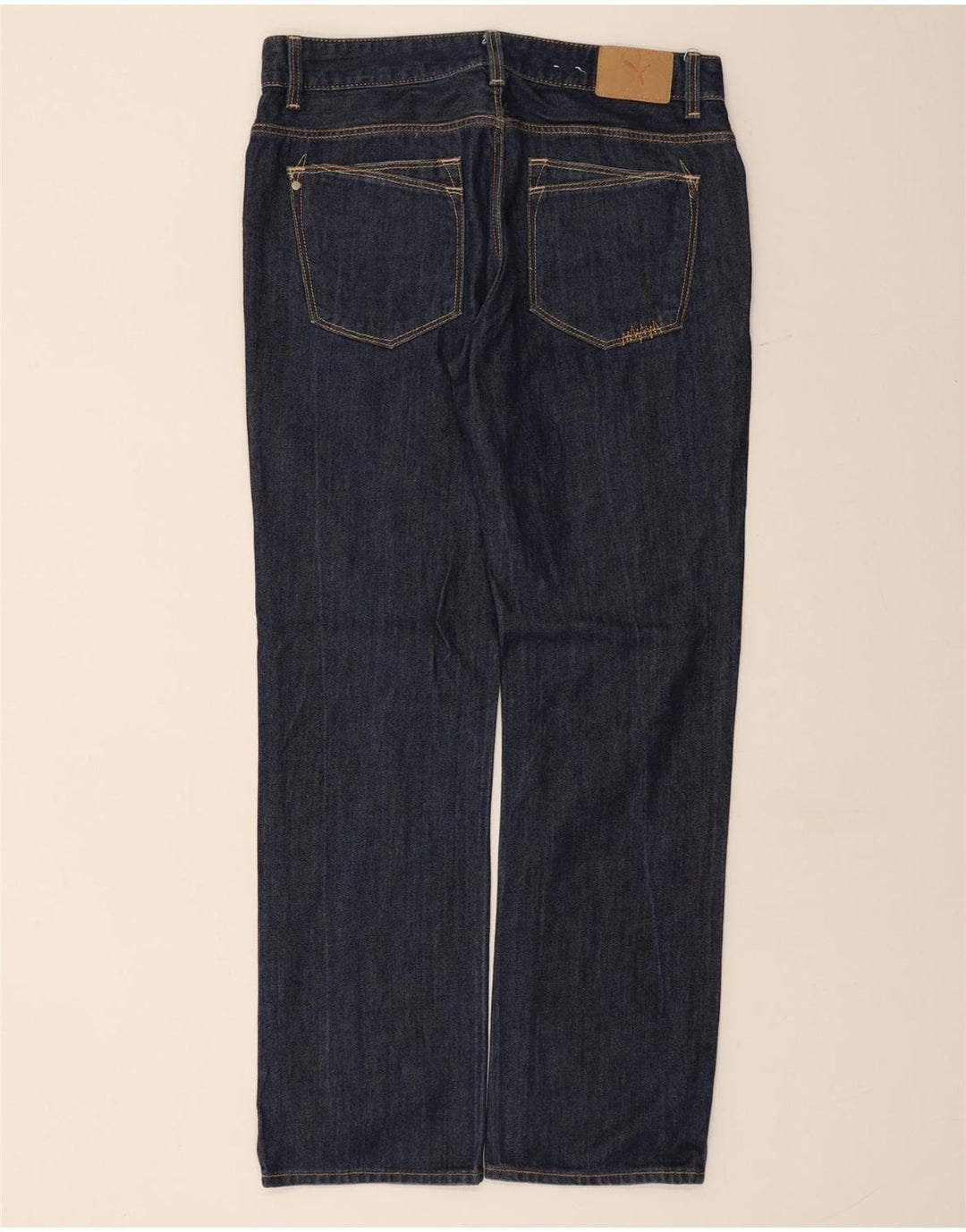 Jeans dritti da uomo PUMA W32 L32 cotone blu navy