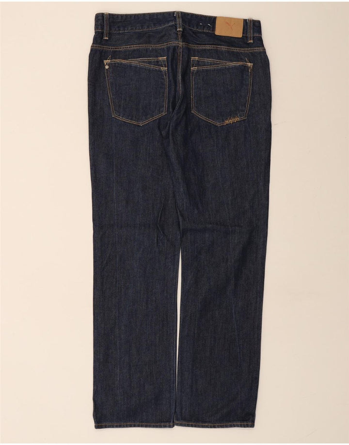 Jeans dritti da uomo PUMA W32 L32 cotone blu navy