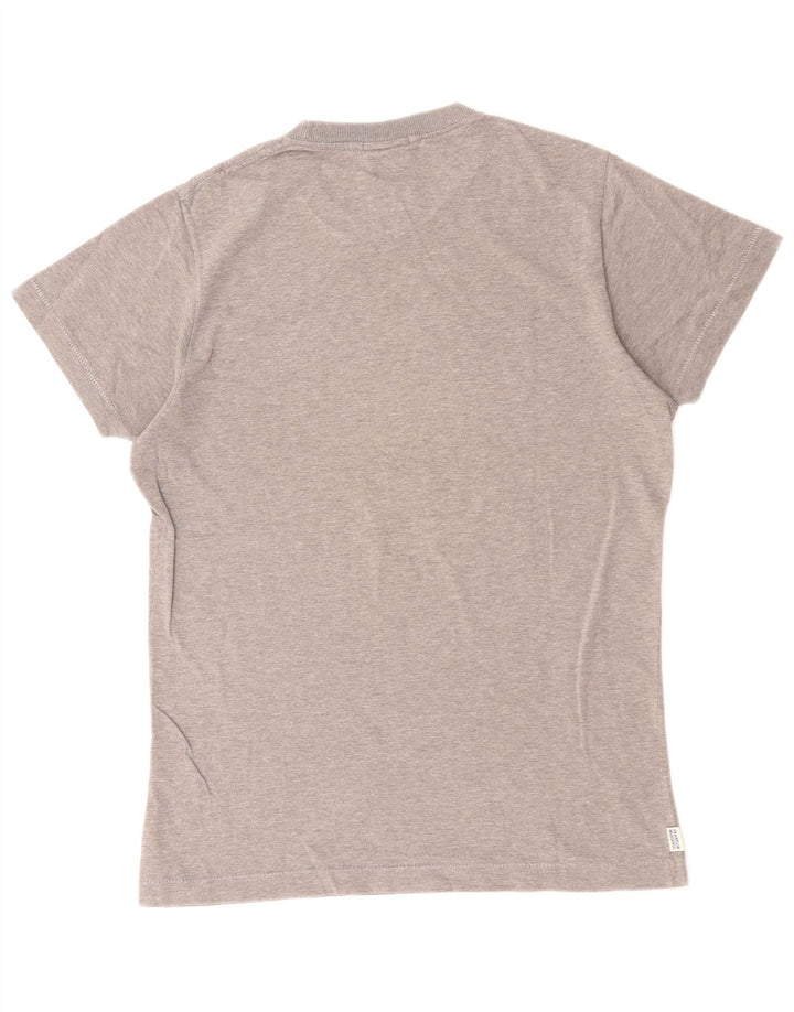 FRANKLIN & MARSHALL T-shirt grafica classica da uomo Top piccolo in cotone grigio
