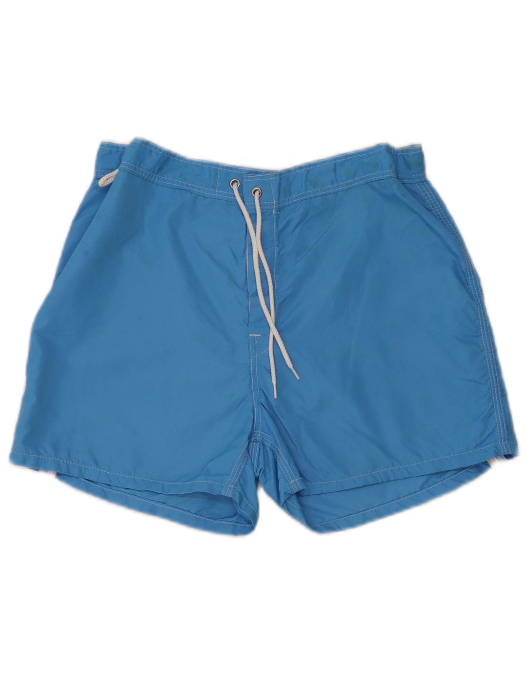 Pantaloncini da bagno da uomo Sundek in nylon a righe blu medio