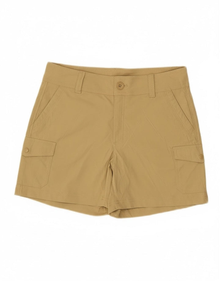 Pantaloncini cargo da donna Eddie Bauer US 4 Small W30 Nylon beige