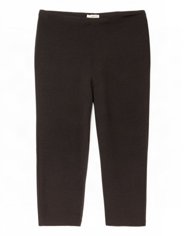 Pantaloni corti da donna Marks & Spencer UK 14 Large W32 L25 Viscosa grigia