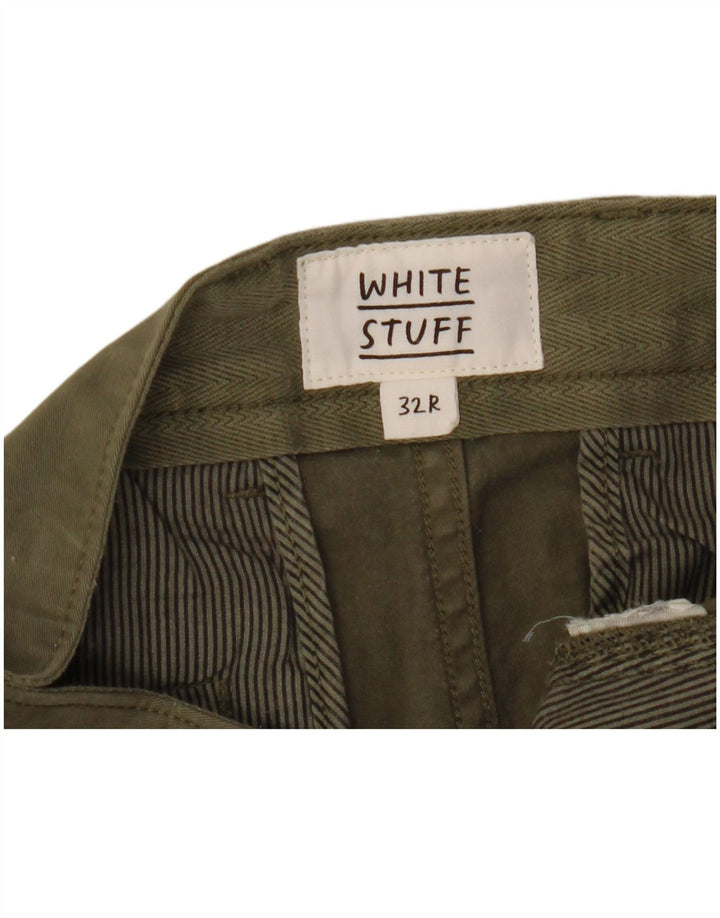 Pantaloncini chino da uomo White Stuff W32 medio cachi