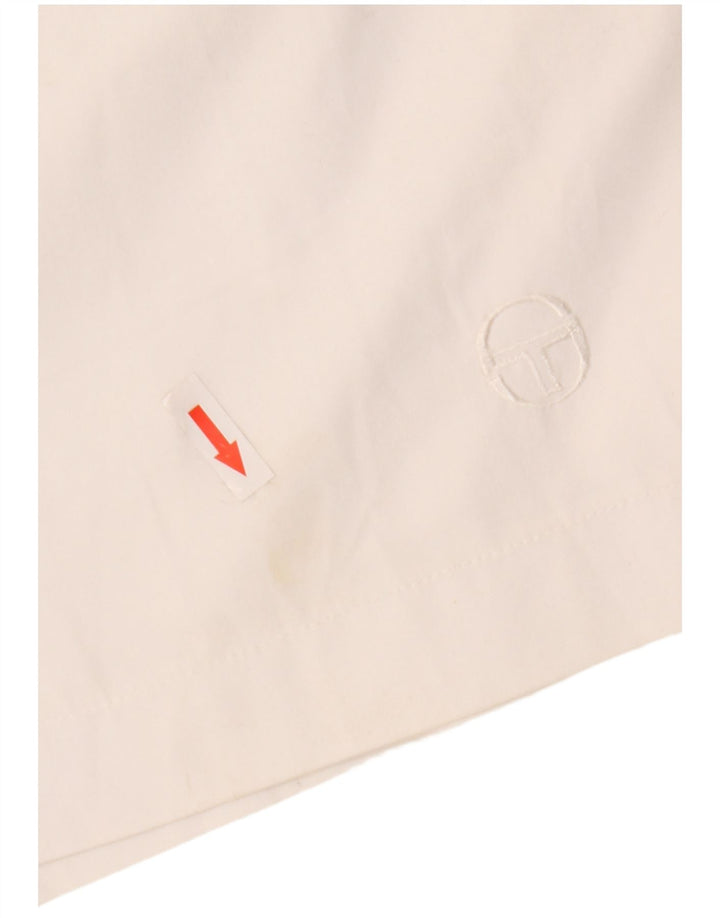 Pantaloncini sportivi da donna Sergio Tacchini EU 40 Medium W27 Sport in poliestere bianco
