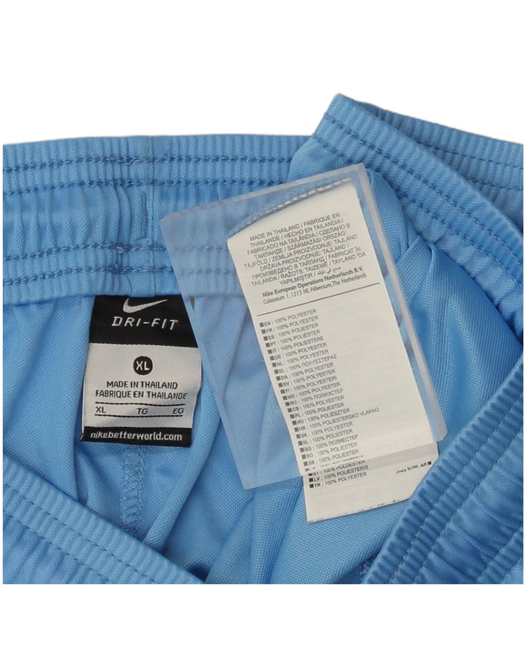 Pantaloncini sportivi Nike da donna Dri Fit UK 18 XL poliestere blu