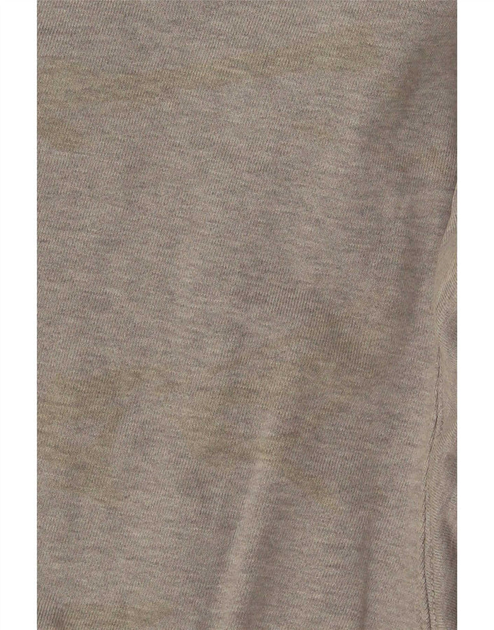 Felpa grafica da uomo Lacoste, taglia 5, grande, cotone grigio