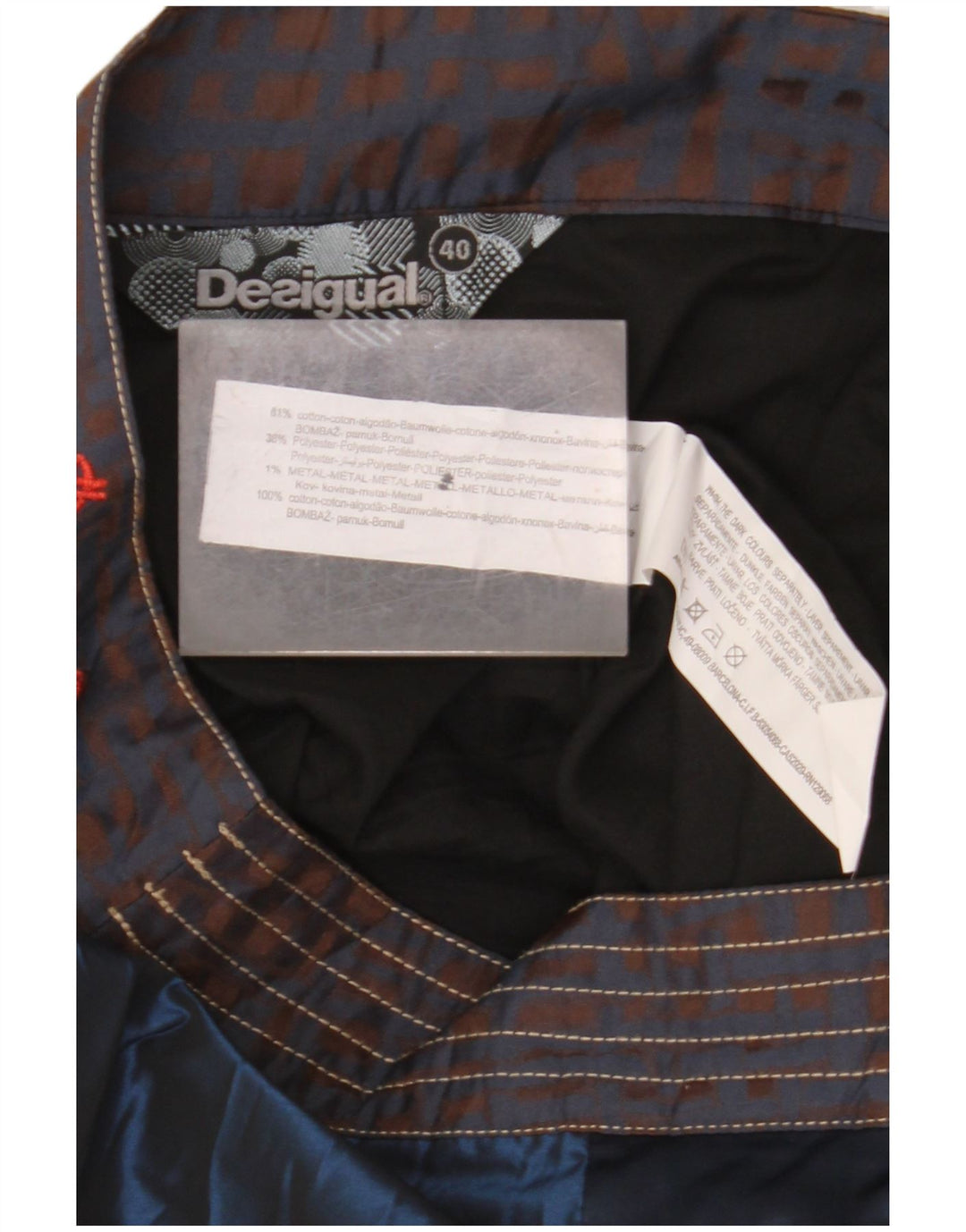 Gonna a palloncino da donna DESIGUAL EU 40 Medium W32 Patchwork multicolore