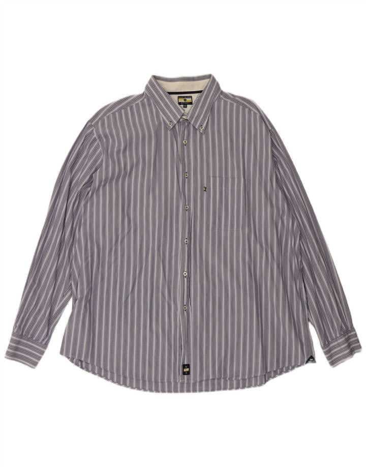 Camicia da uomo Navigare 3XL a righe blu