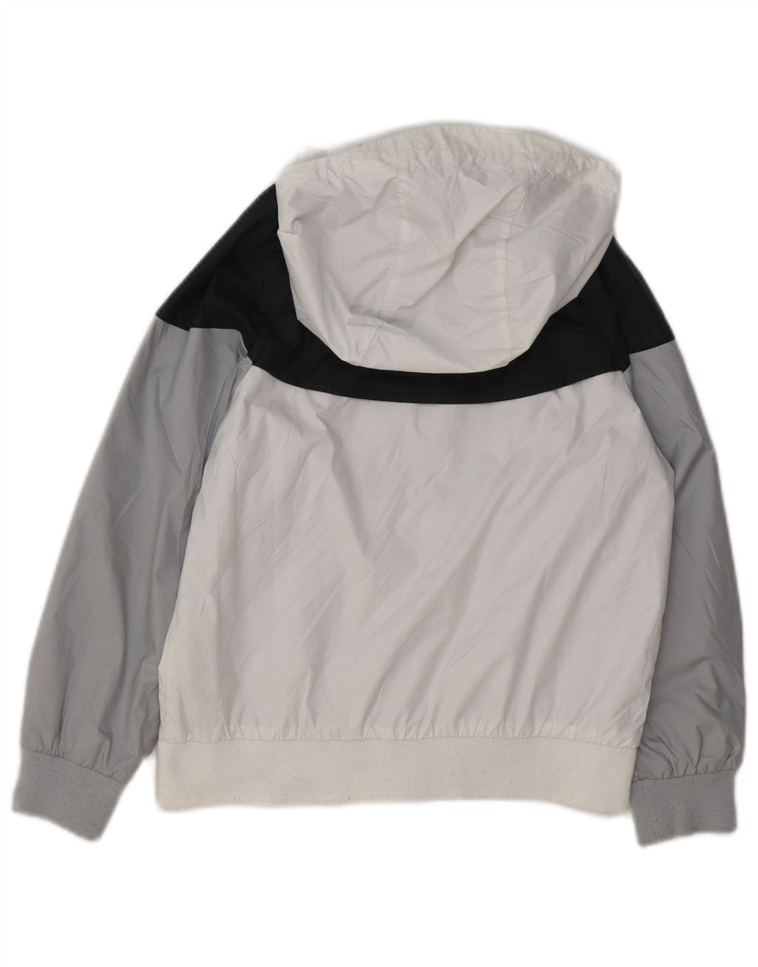 Giacca da tuta con cappuccio NIKE da ragazzo 7-8 anni XS White Colourblock