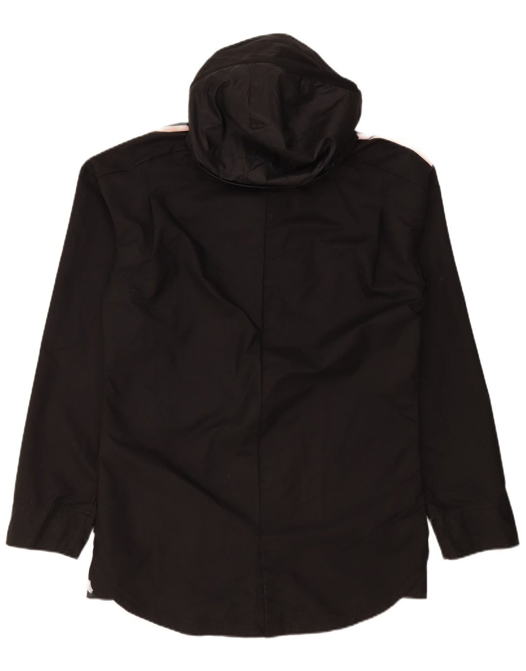 Giacca antipioggia da uomo Adidas con cappuccio UK 38 medio poliestere nero