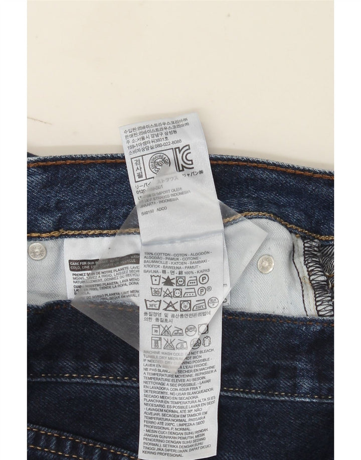 Pantaloncini di jeans Levi's 522 da uomo W31 blu navy medio