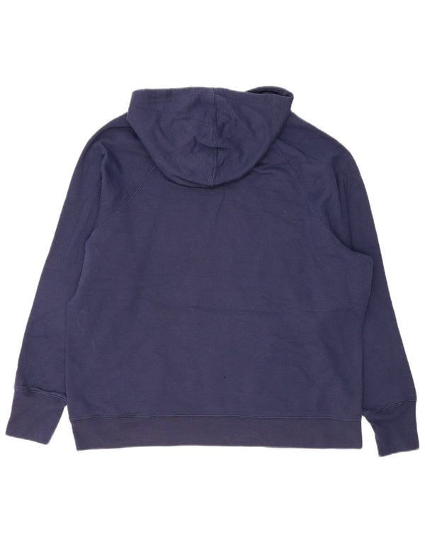 Felpa con cappuccio grafica da uomo Champion XL blu navy