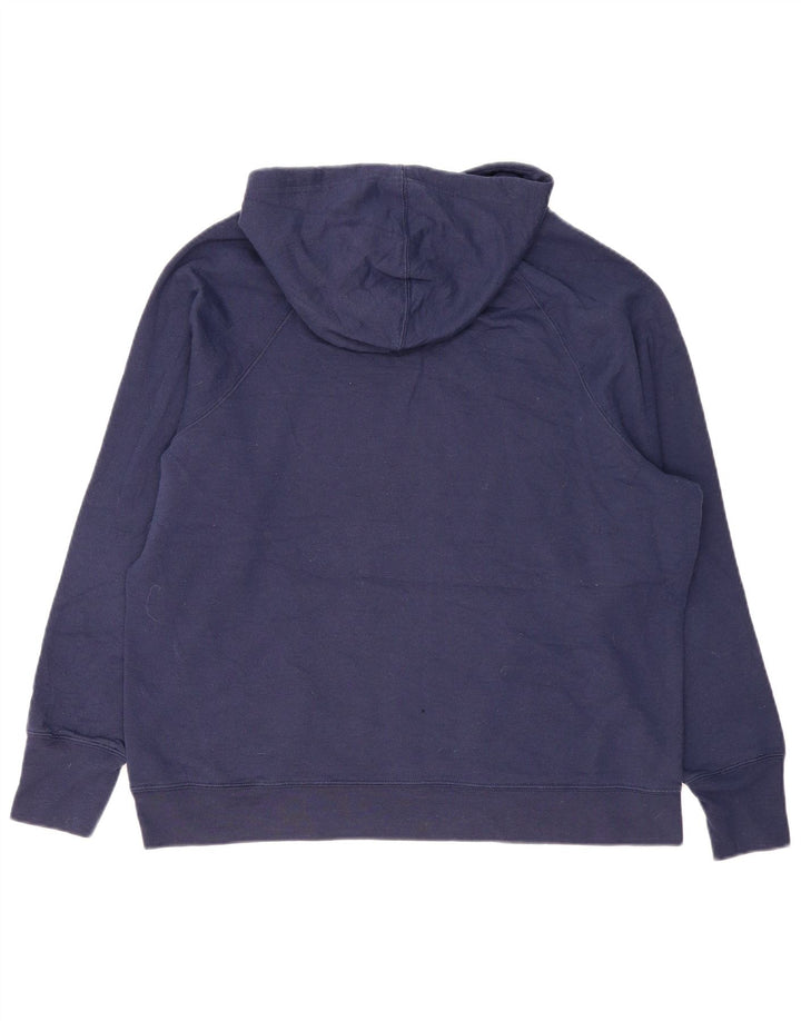 Felpa con cappuccio grafica da uomo Champion XL blu navy