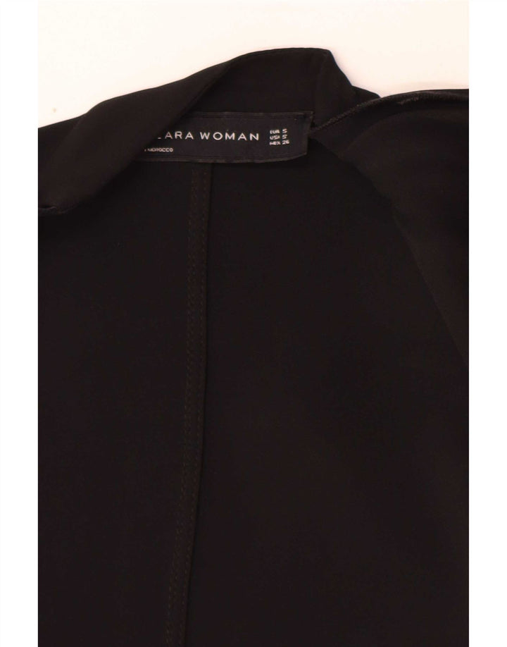 Giacca blazer aperta da donna Zara UK 10 piccola nera