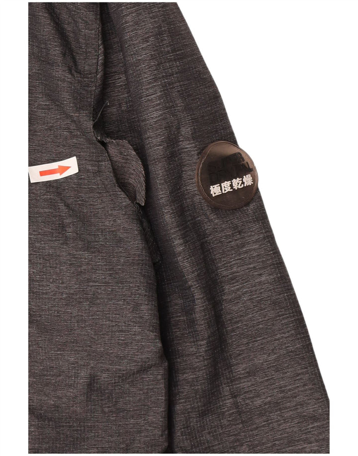 Giacca antipioggia da donna Superdry UK 14 nylon grigio medio