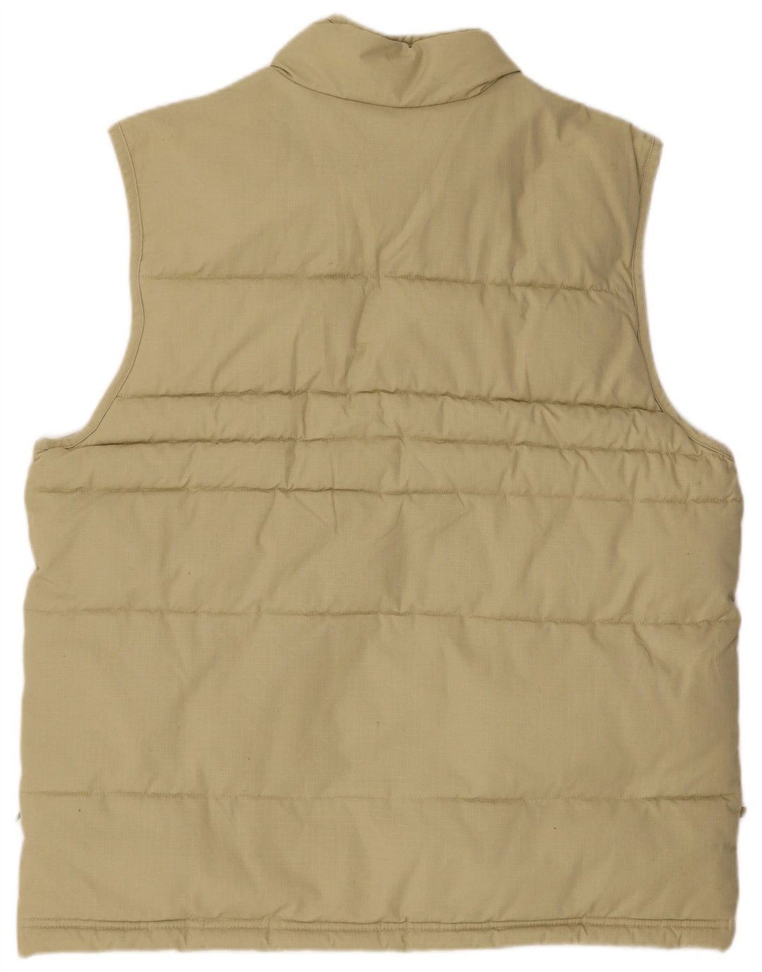 Gilet imbottito da uomo Adidas UK 38 cotone beige medio