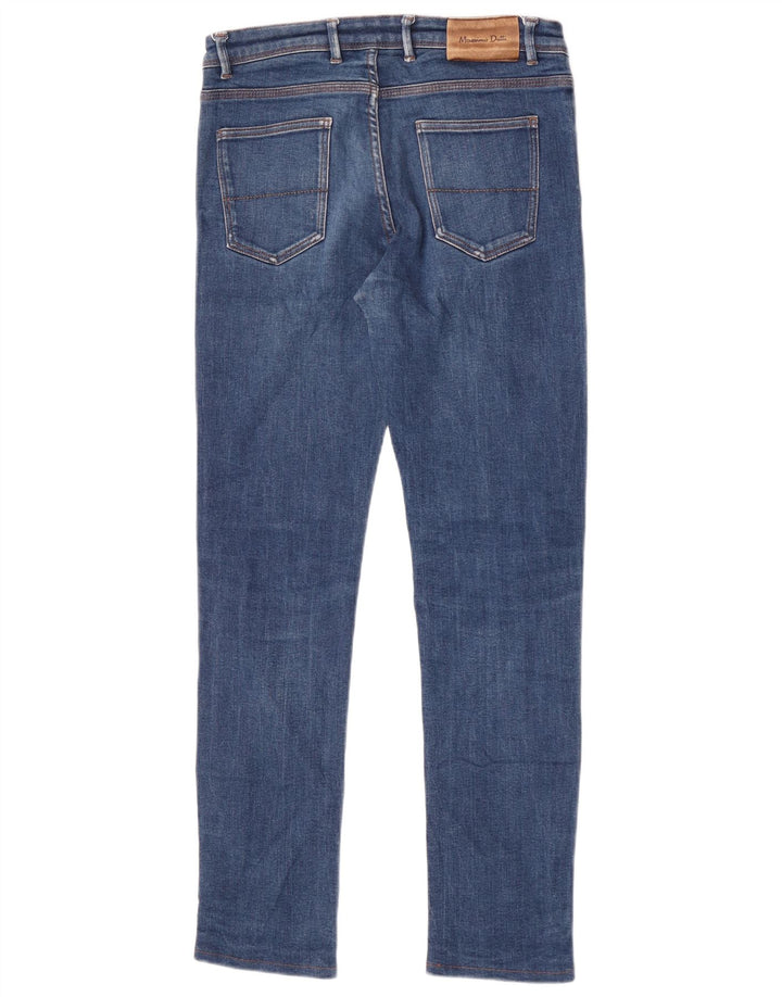 Jeans slim da uomo Massimo Dutti EU 40 medio W31 L30 cotone blu