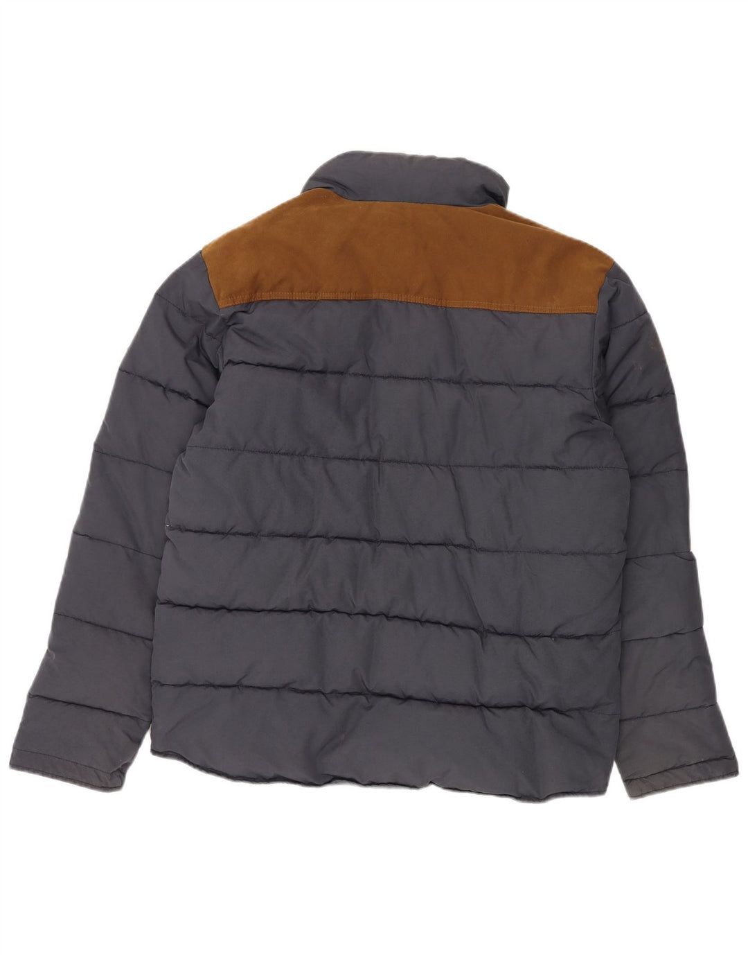 Giacca imbottita da uomo Quiksilver UK 40 Large Blu Navy in cotone