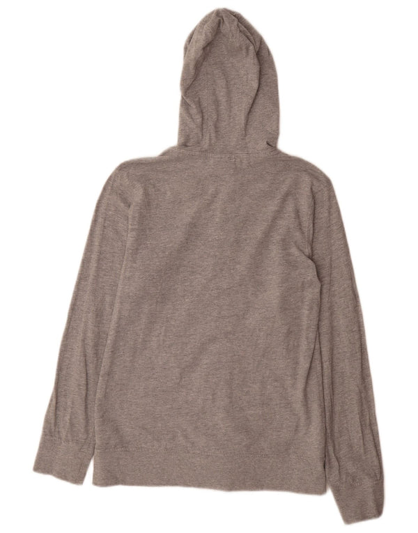 Felpa con cappuccio e zip grafica per ragazze Diadora 13-14 anni 2XL Grigio chiazzato