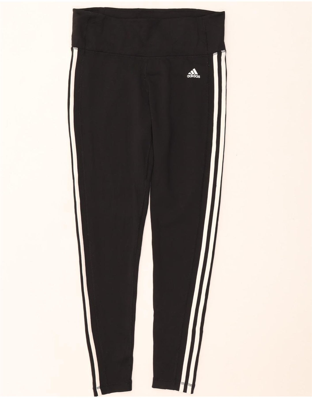 Leggings Adidas Climalite da donna UK 16/18 Large Nero Poliestere