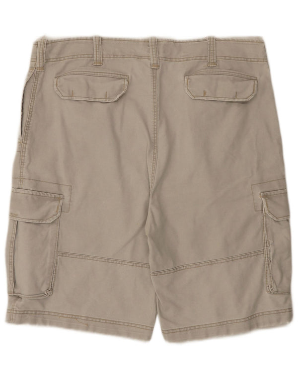 Pantaloncini cargo vintage da uomo 2XL W42 in cotone grigio