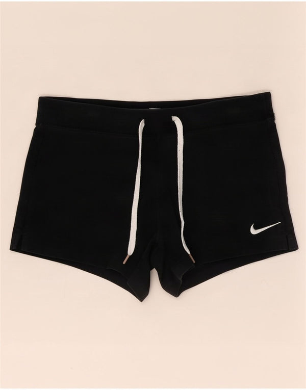 Pantaloncini sportivi da donna Nike UK 10 piccoli in cotone nero