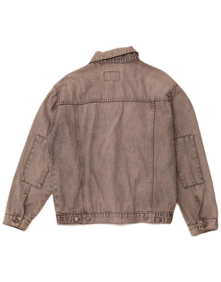 Giacca di jeans da uomo VINTAGE UK 40 grande grigia