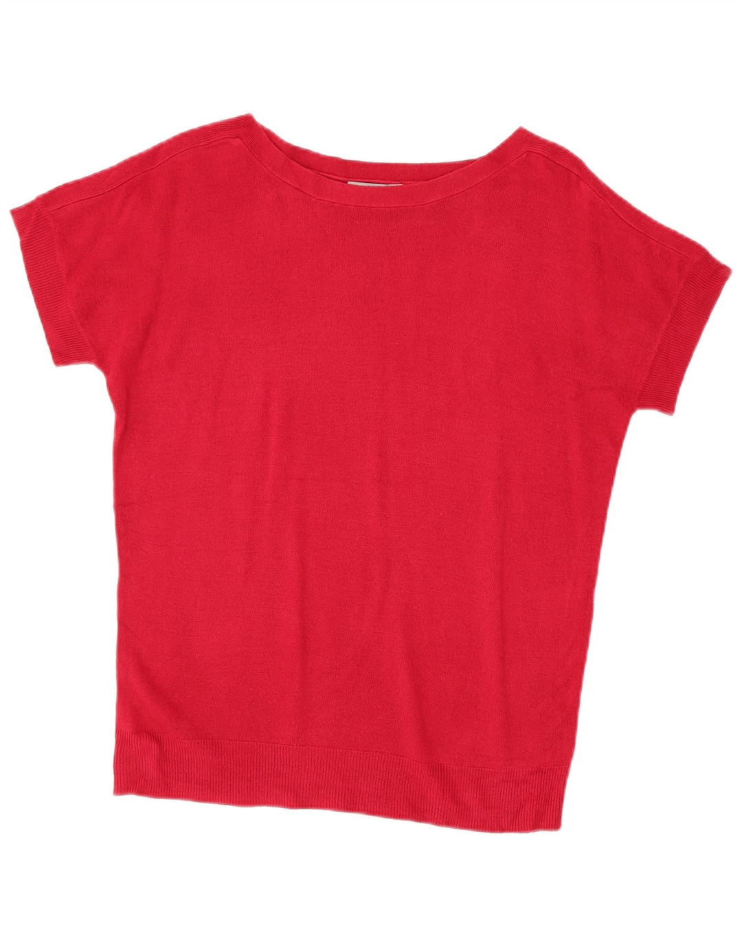 Maglione maglione con scollo a barca da donna Marks & Spencer UK 12 rosso medio