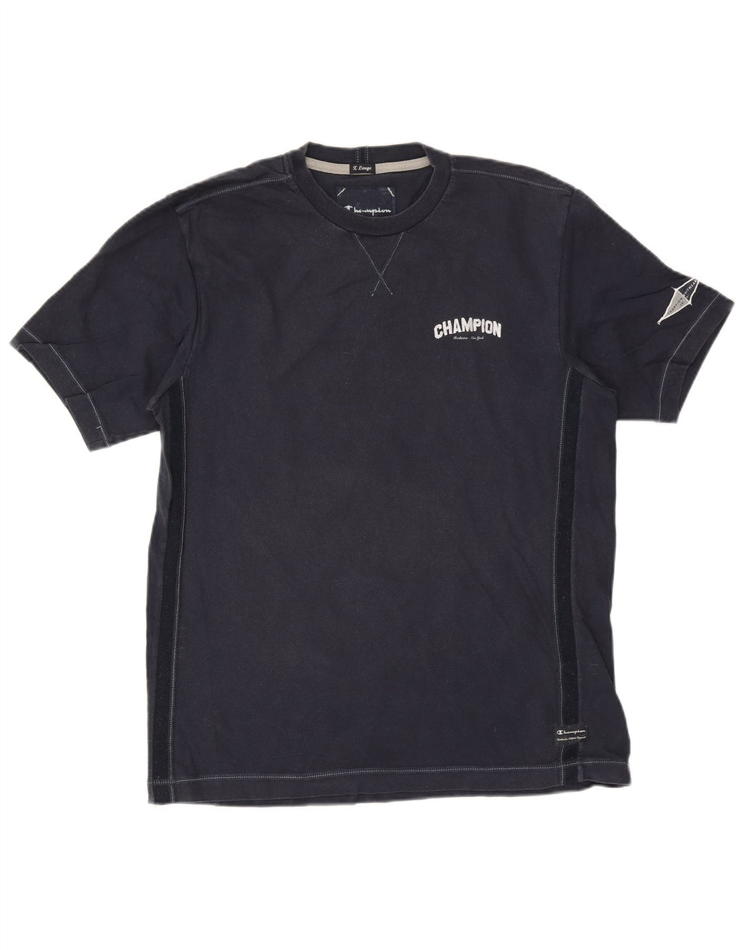 T-shirt da uomo Champion Top XL in cotone blu navy