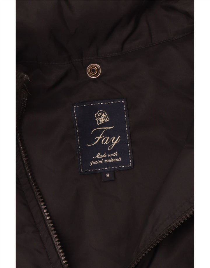 Giacca imbottita da uomo Fay UK 36 Small nera in poliammide