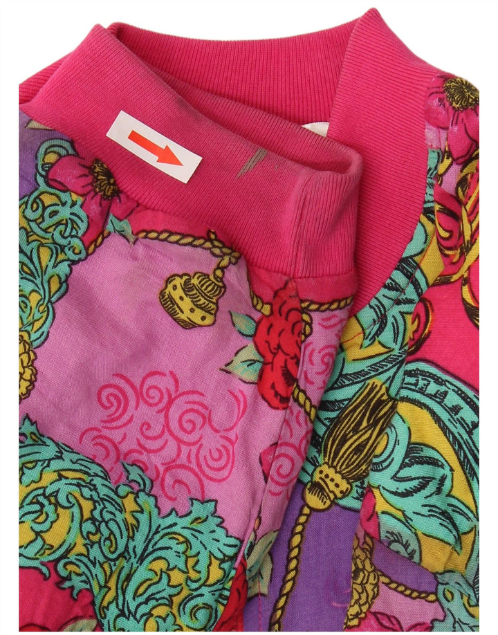Giubbotto bomber Marks & Spencer per ragazze St. Michael 13-14 anni rosa floreale