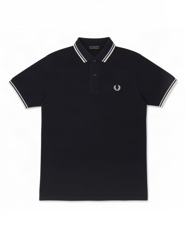 Polo Fred Perry da bambino 11-12 anni in cotone blu navy