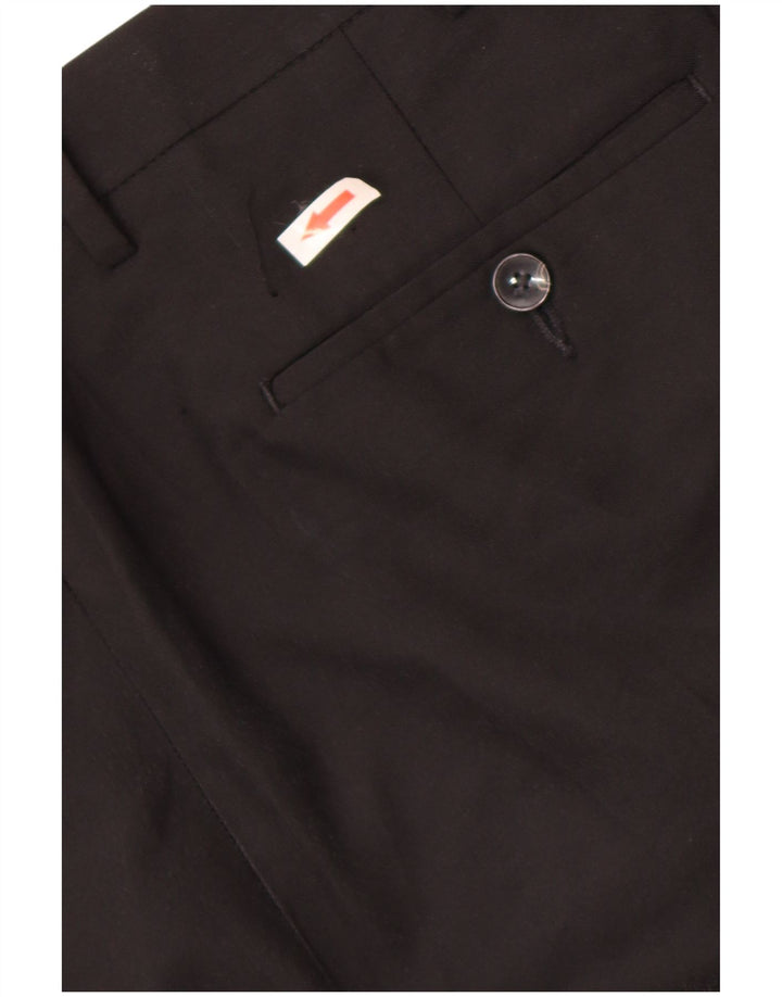 Pantaloni chino dritti vestibilità regolare da uomo Marks & Spencer W40 L31 neri