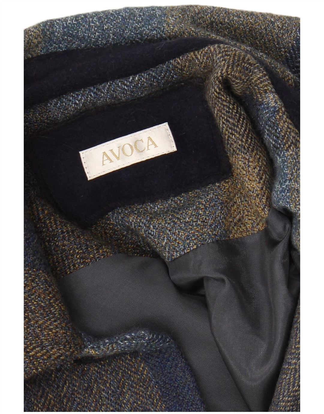 Cappotto da donna AVOCA UK 14 a quadri blu medio