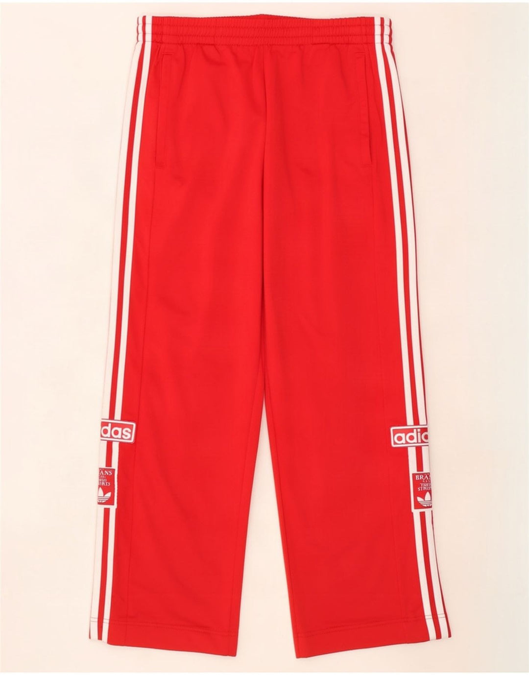 Pantaloni da tuta grafica da uomo Adidas Medium Red Poliestere