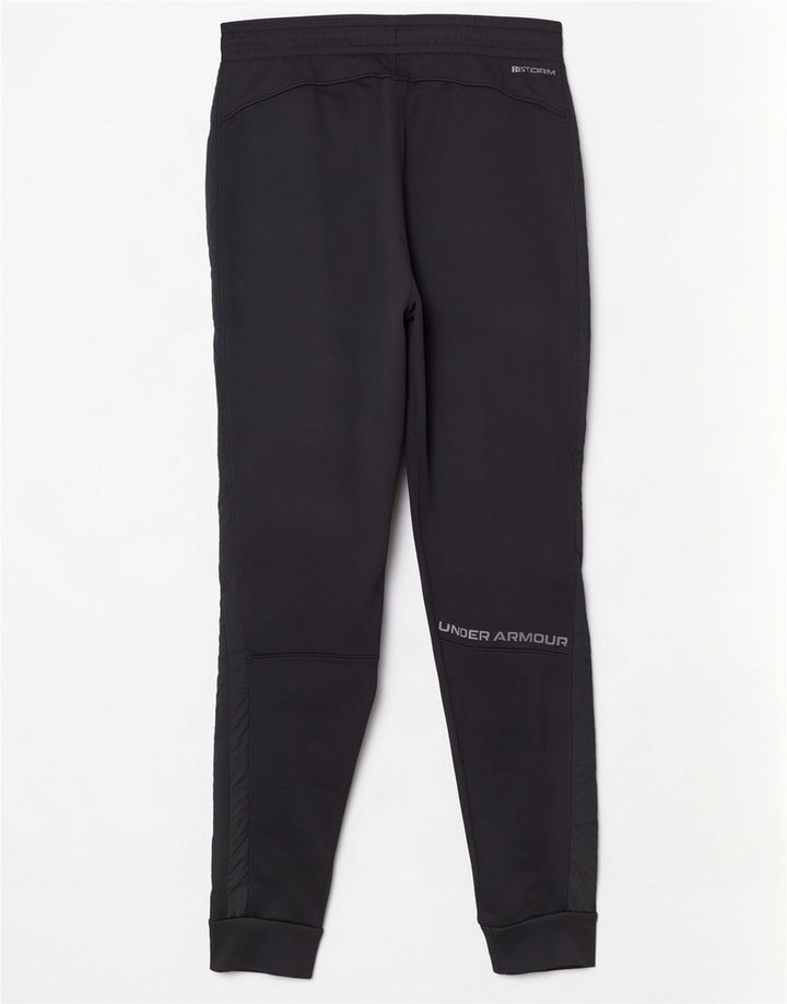 Pantaloni da tuta con grafica da uomo Under Armour Pantaloni da jogging piccoli in poliestere nero