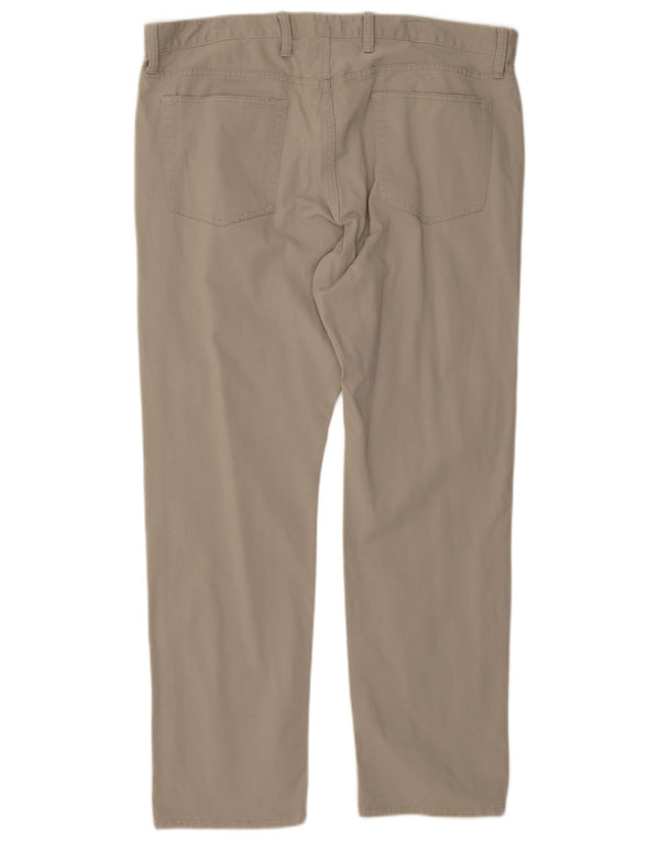 Pantaloni casual slim da uomo Gap W38 L30 in cotone beige