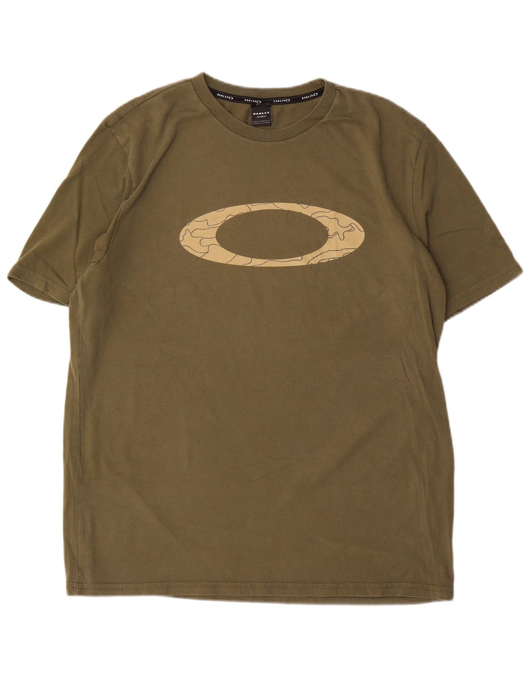 T-shirt grafica personalizzata da uomo Oakley XL Khaki