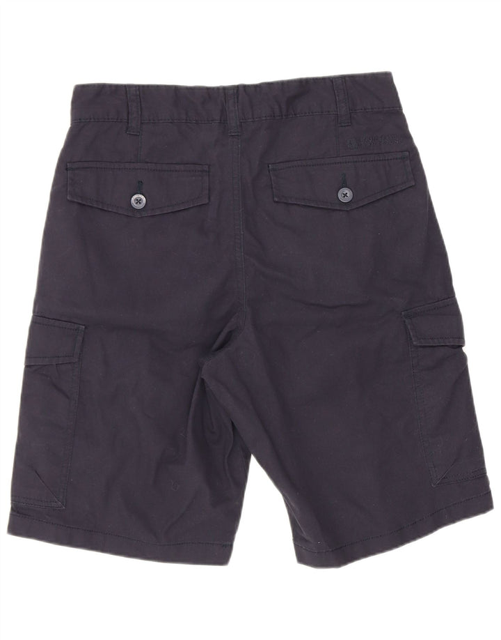 Pantaloncini cargo da uomo Mountain Warehouse W28 Small in cotone blu navy
