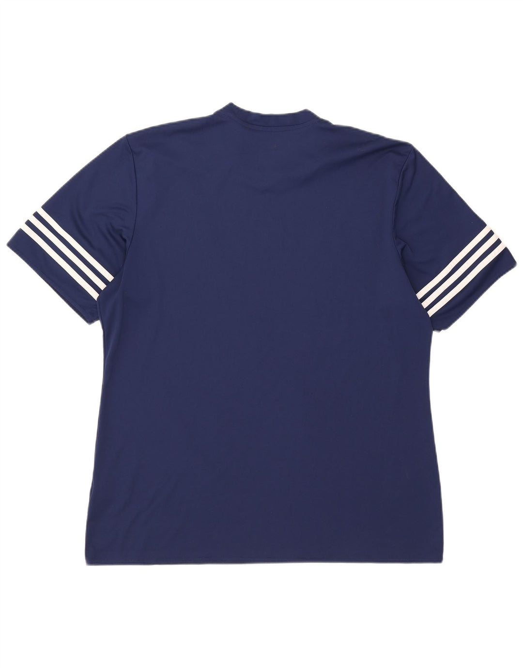 T-shirt Adidas Climalite da uomo Top XL in poliestere blu navy