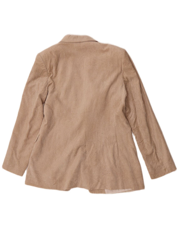 Giacca blazer in velluto a coste da donna Massimo Dutti EU 40 Beige medio